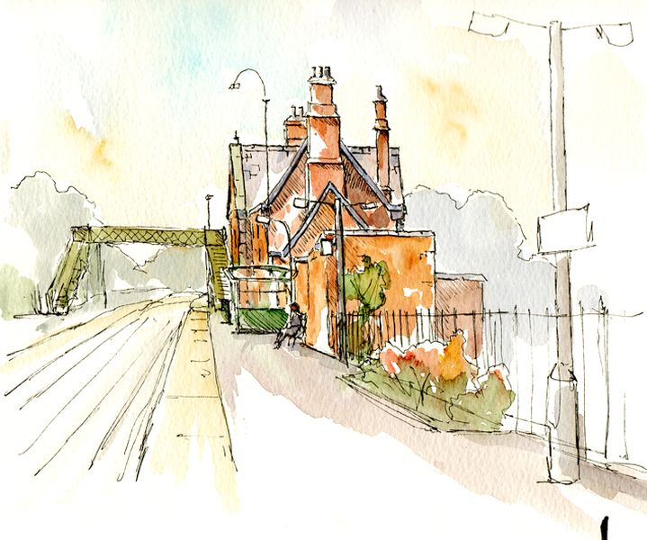 11 - Frodsham Station, 1849